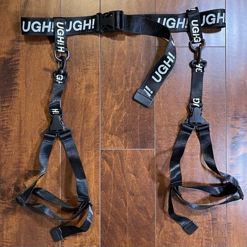 Black ugh print - ugh!, garter