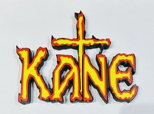 Decorative Kane Wording Logo  Room Sign Display Wrestling wwf wwe