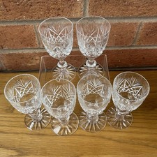 Edinburgh Crystal Iona liqueur  sherry Cordial glasses 100ml Luxury drinkware