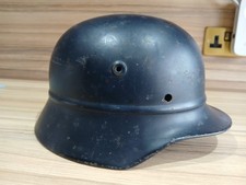 WW2 German Helmet M35 Beaded Genuine untouched.