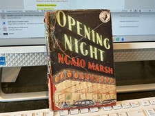 OPENING NIGHT by NGAIO MARSH