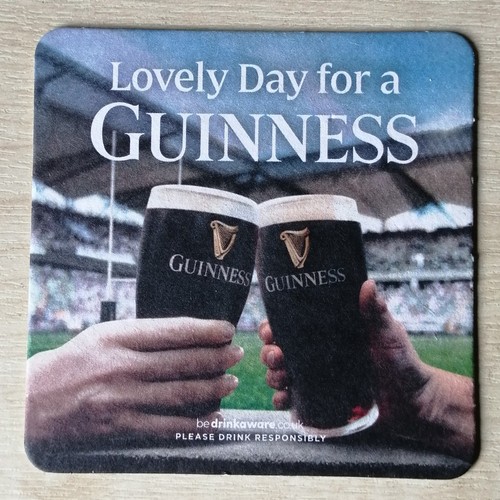 Guinness beer mat - beer, mat: