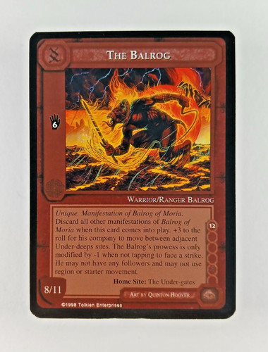 The balrog middle earth ccg - middle,