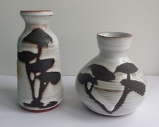 TENBY WELSH STUDIO POTTERY VASES