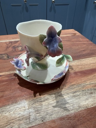Franz porcelain floral - floral, cup