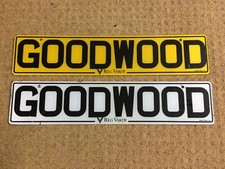 Peugeot 205 gti /309 gti Goodwood Main Dealer Showroom Display Plates