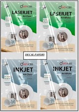 Decal Paper A4 Size Laser Printer Decals Sheet And Water Slide Inkjet