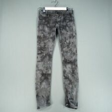 Mother Skinny Jeans Womens 26 Grey The Looker Spontaneous Combustion USA Pants