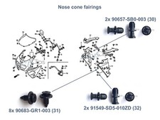 12x CBR900RR 1994-1997 infill