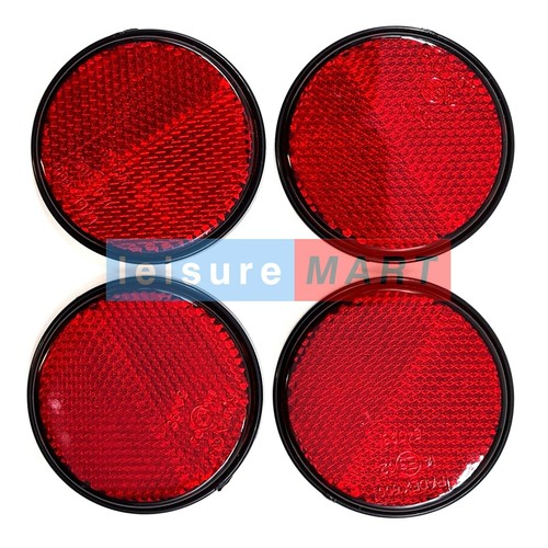 Red reflectors stick on - 4,