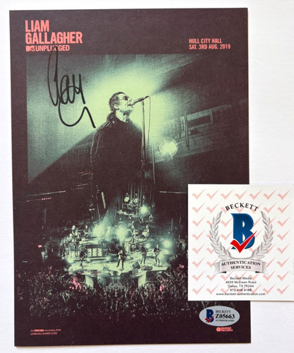 Liam gallagher signed art - liam,