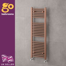 Brushed Bronze Bathroom Radiator Copper Ladder Rail Heated Towel 770 1200 1800