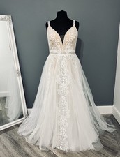 Size 16/18 Latte Grecian Boho Wedding Dress