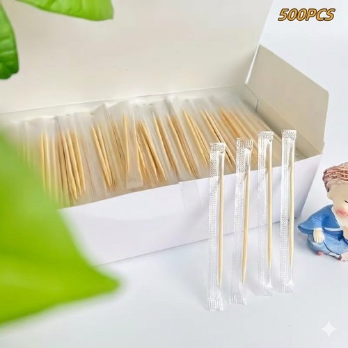 500 wooden toothpicks double - toothpicks,