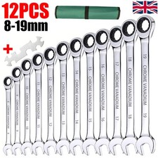 12PCS 72 Tooth Ratchet Spanner