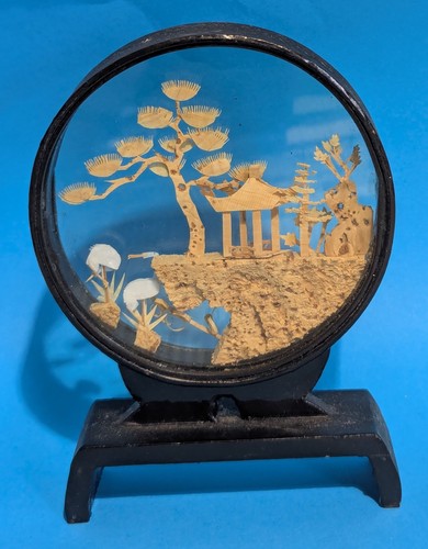Vintage small framed art - vintage,