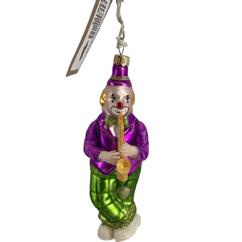 Clown saxophone christmas - clown,