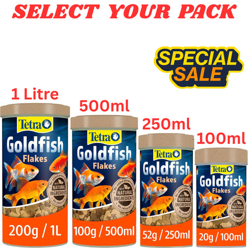 Tetra goldfish flakes fish - goldfish,