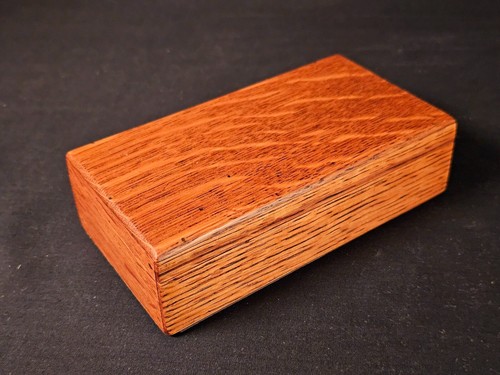 Wooden box oak - box,