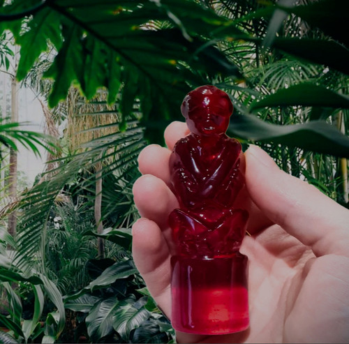 Ruby monkey statue jungle - statue,