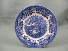 Queen's English Scene Dessert Plate