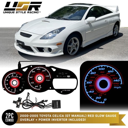 Red glow gauge black - glow,
