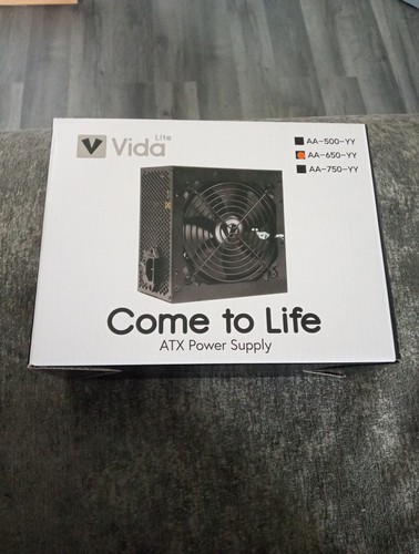Vida black 650w psu - 650w, power