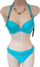 Woman's blue Bikini Set Top