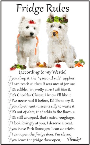 West highland terrier fridge - terrier,