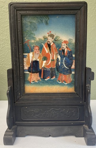 Chinese reverse glass painting - chinese,