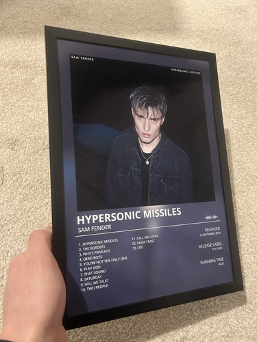Sam fender hypersonic missiles - hypersonic,