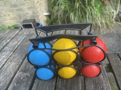 Plastic french boules balls - 6,