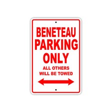 Beneteau Parking Only Boat