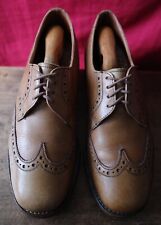 TECNIC ‘BROADSTEPS’ ‘EXMOOR’ BROGUE DERBY WALKING/ MILITARY BROWN UNISEX UK 5
