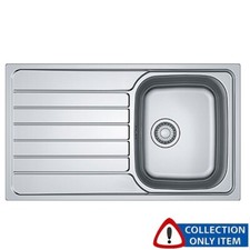 Franke Spark 1.0 Bowl Stainless Steel Kitchen Sink & Waste Graded Refurbished