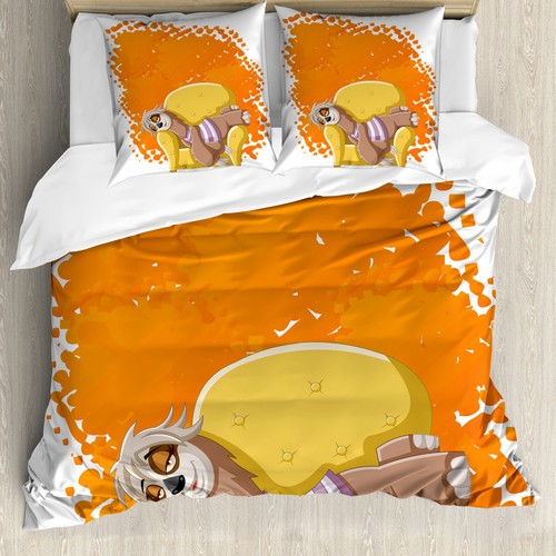 Sloth duvet cover lazy - duvet,
