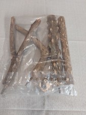 Natural Wood Bird Perch Set