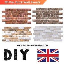 Brick Effect 3D PVC Plastic