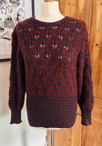Vintage jaeger maroon knitted - vintage,