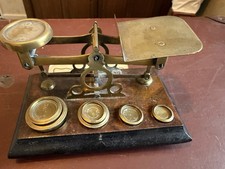 Brass postal weighing scales - brass,