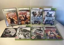 Tom Clancy Xbox 360 Video Game Bundle Ghost Recon Splinter Cell Endwar Vegas