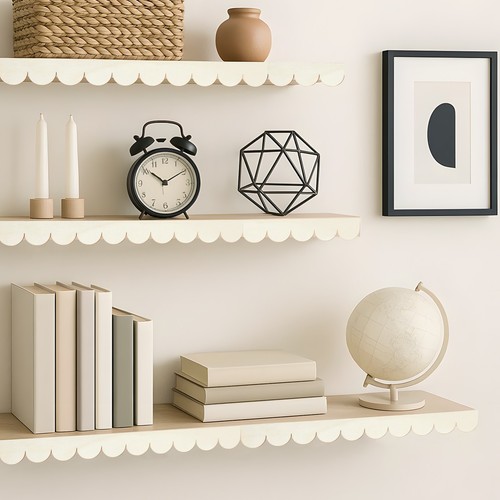 Wood scalloped trim - wood,