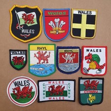 10 x Wales Cymru Embroidered