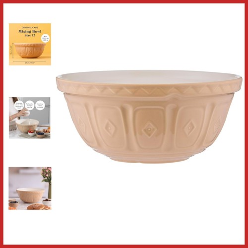 29cm cane mixing bowl with - cane,