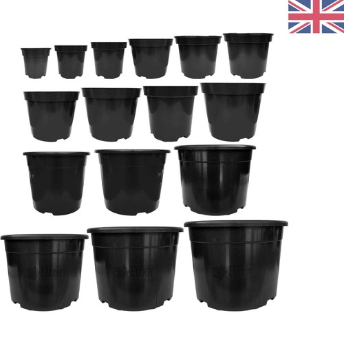 Plastic black round - 20ltr, pot
