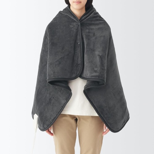 Muji wearable warm blanket - muji,