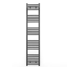 450mm x 1600mm Heated Towel Rail | Anthracite Bathroom Radiator Sale DRB-02
