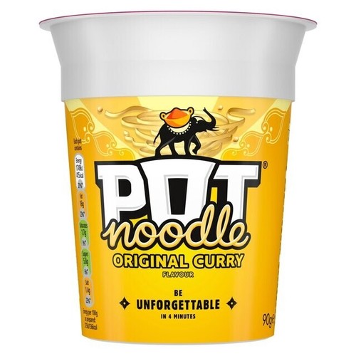 Pot noodles original curry - pot,