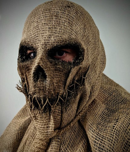 Scarecrow halloween mask - scarecrow,