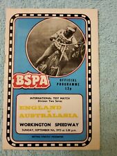 WORKINGTON SPEEDWAY 1973